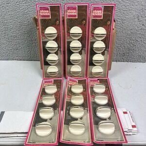 6 Vintage Melard Replacement Stove Knobs‎ 4 Packs No. 28011 NOS